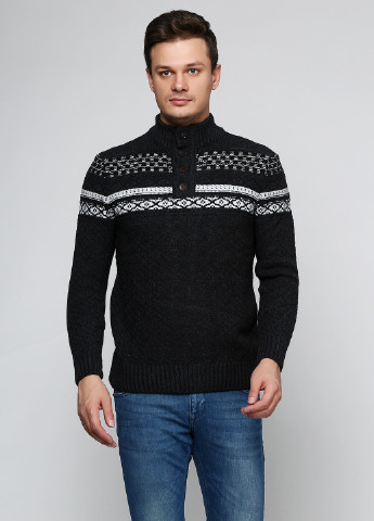 Темно-серый демисезонный свитер джемпер Madoc
