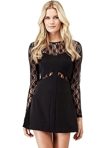 Чорна кежуал сукня Guess однотонна