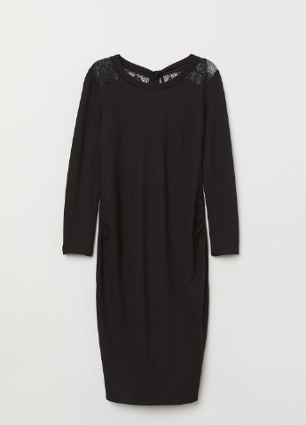 Черное платье демисезон H&M