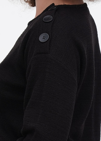 Черный демисезонный свитер пуловер Ambria