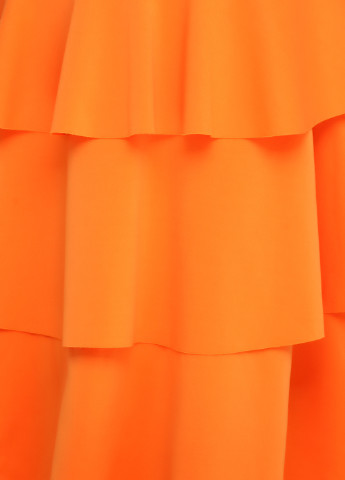 Оранжевое кэжуал платье в стиле ампир Asos однотонное