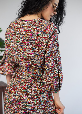 Комбінована кежуал сукня MiNiMax з абстрактним візерунком