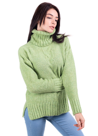 Бледно-зеленый демисезонный свитер Bakhur