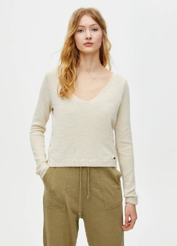 Бежевий топ демісезон,бежевий, пуловер Pull & Bear