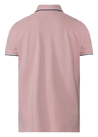 Розовая футболка-поло для мужчин Livergy однотонная