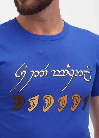 Синяя футболка Hanes