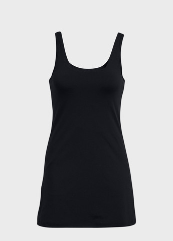 Черное спортивное платье платье-майка Under Armour с логотипом