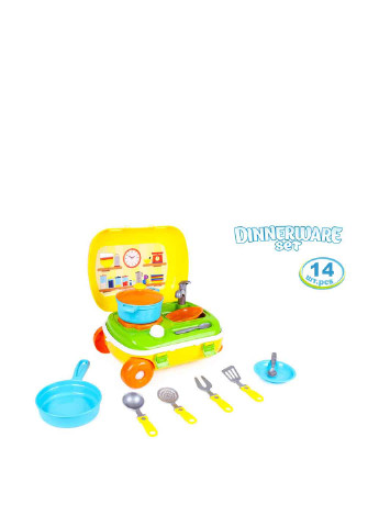 Кухня с набором посуды (14 пр.), 35х25х16 см ТехноК (255759568)