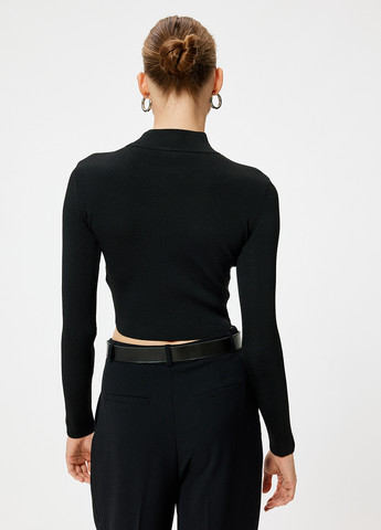 Чорний демісезонний топ KOTON