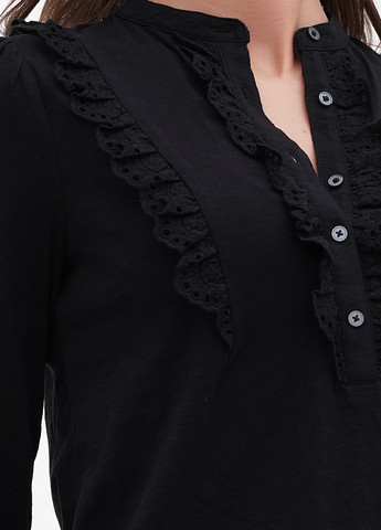 Черная летняя блуза Boden