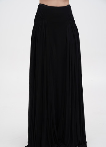 Черная кэжуал, вечерний однотонная юбка Ralph Lauren клешированная
