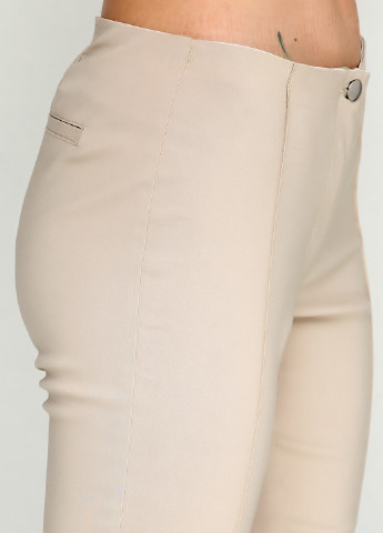 Светло-бежевые кэжуал демисезонные зауженные брюки Share