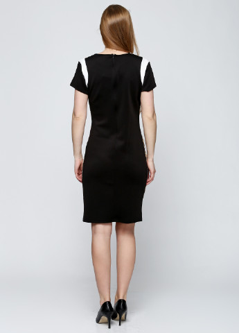 Черное кэжуал платье Everis с абстрактным узором
