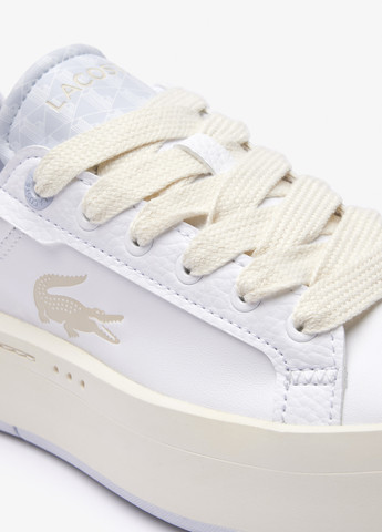 Белые демисезонные кроссовки Lacoste Carnaby