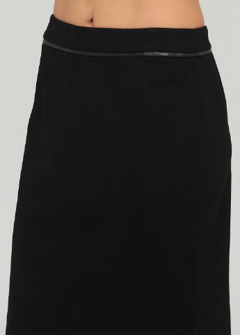 Черная кэжуал однотонная юбка Talbots