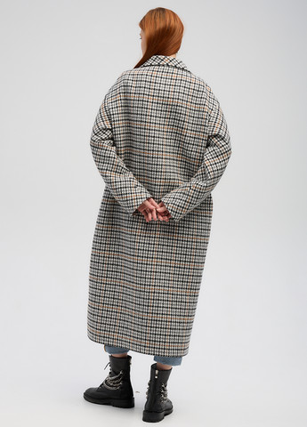 Комбинированное демисезонное Пальто оверсайз CHIUAS