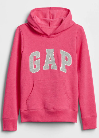 Костюм (худі, штани) Gap логотип рожевий футер, бавовна