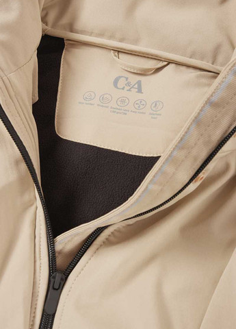 Бежевая демисезонная куртка C&A