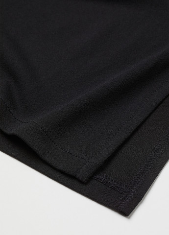 Черное кэжуал платье H&M однотонное