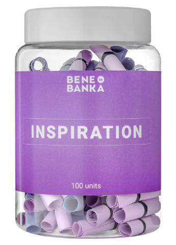 Баночка с записками "Inspiration" английский язык Bene Banka (200653595)
