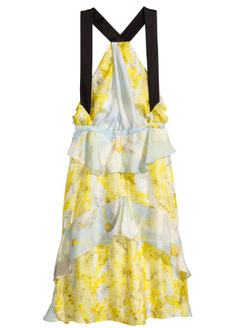 Жовтий кежуал плаття, сукня H&M з градієнтом