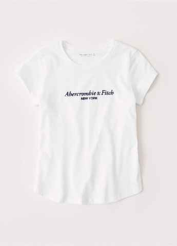 Біла всесезон футболка Abercrombie & Fitch