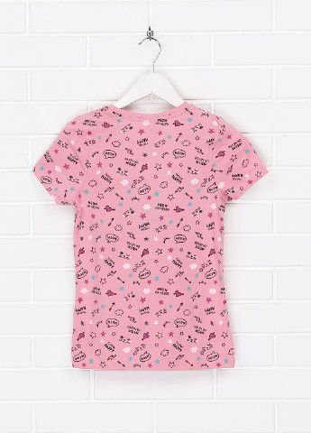 Розовая летняя футболка Y.F.K.