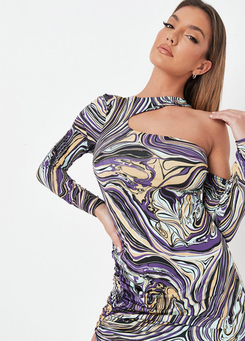Комбінована кежуал сукня Missguided з абстрактним візерунком