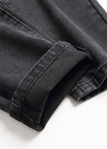 Темно-серые демисезонные слим джинсы SHEIN