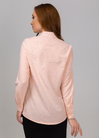 Персиковая демисезонная блуза Azuri