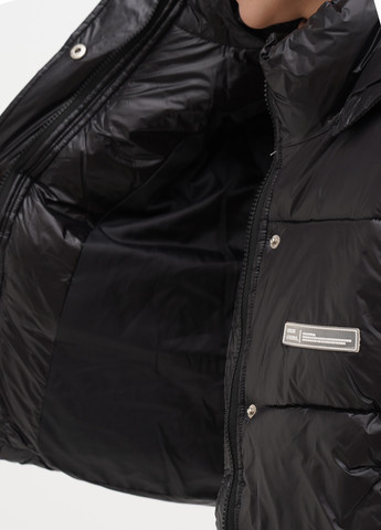 Чорна демісезонна куртка Boohoo