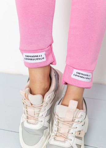 Светло-розовые спортивные демисезонные джоггеры брюки Ager
