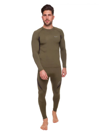 Комплект мужского термобелья термоодежда костюм кальсоны лонгслив для холодной погоды (473365-Prob) Оливковый с черным ХХL Unbranded (254478582)