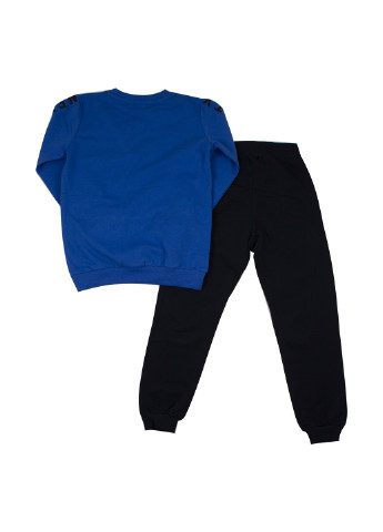 Синий демисезонный костюм (свитшот, брюки) брючный Breeze