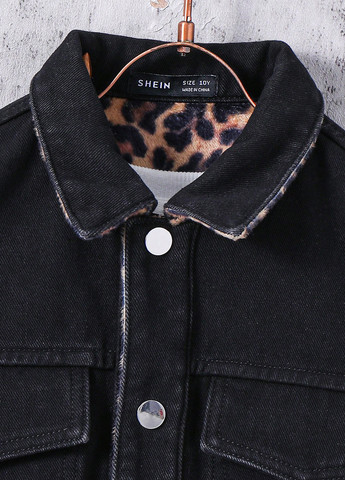 Комбінована демісезонна куртка двостороння SHEIN