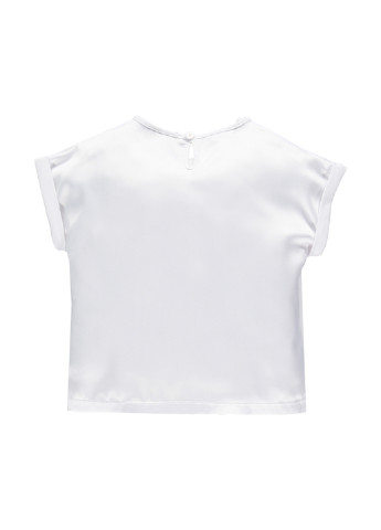 Белая летняя футболка Brums