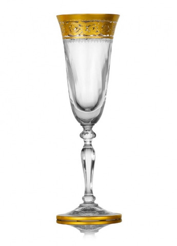 Набір келихів для шампанського 6шт 135ml Gold Версаль NGC34SETCHAMP Lora (253918777)