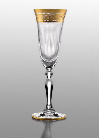 Набір келихів для шампанського 6шт 135ml Gold Версаль NGC34SETCHAMP Lora (253918777)