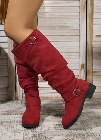 Осенние сапоги SHEIN с пряжкой