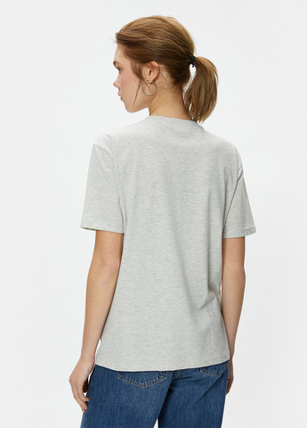 Світло-сіра літня футболка KOTON