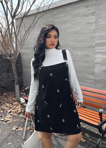 Демисезонный женский платье SHEIN в цветочек