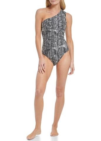 Черный демисезонный купальник слитный Calvin Klein