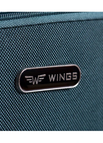 Чемодан тканевый средний 2 колеса Wings 1601 (232159277)