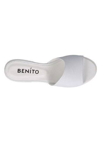 Белые сабо Benito