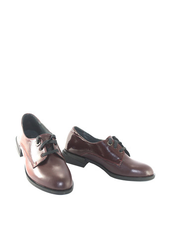 Mila Туфли дерби бордовый з натуральная кожа, — демисезон (355679798)