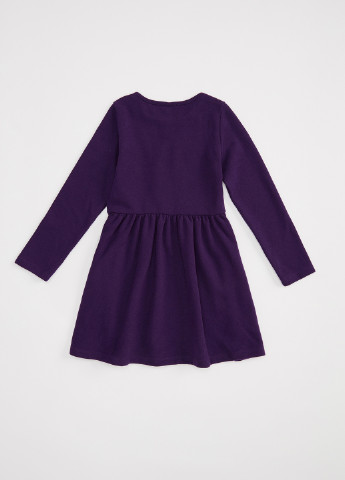 Темно-фіолетова кежуал плаття, сукня кльош DeFacto