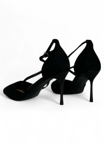 Aiformaria Туфли т-страп черный з натуральная замша, китай — лето (333803666)