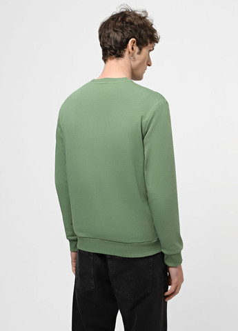 Светло-зеленый свитшот Promin однотонный без декора (323777912)