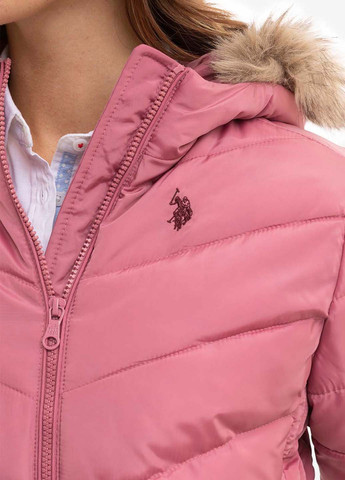 Розовая демисезонная куртка U.S. Polo Assn.