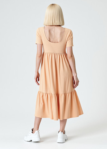 Персикова кежуал сукня Sinsay однотонна